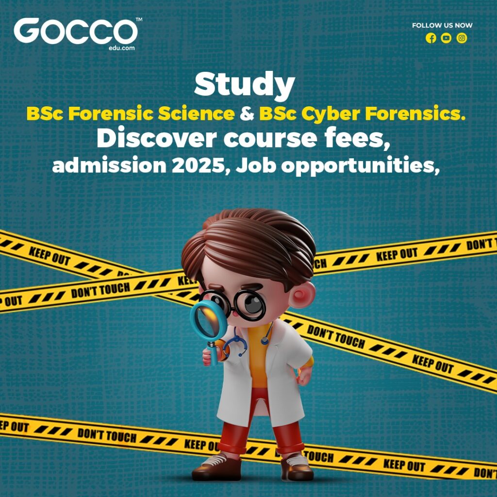 Study BSc Forensic Science and BSc cyberforensics. Discover course fees, admission 2025, Job opportunities